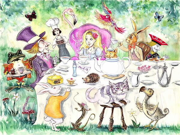 Osborne, Neale - Konsttryck Alice's Adventures in Wonderland by Lewis Carroll, (40 x 30 cm)