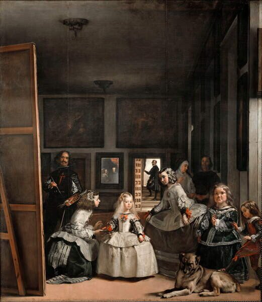 Bildreproduktion Las Meninas or The Family of Philip IV, c 1656, Diego Velázquez