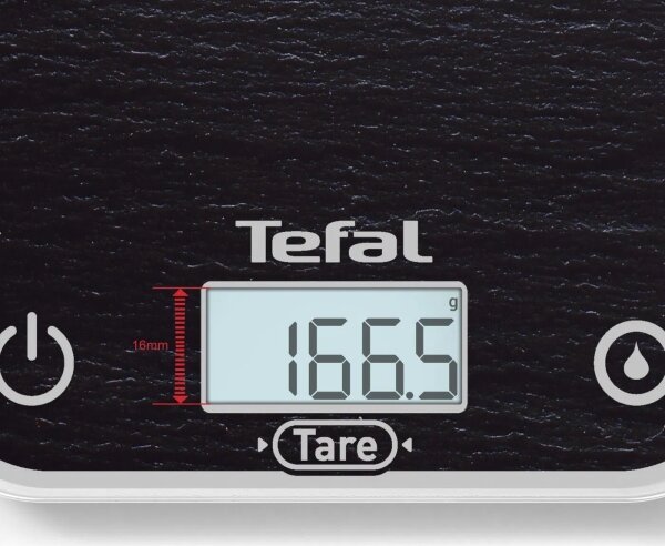 Tefal - Köksvåg OPTISS 2xAAA svart