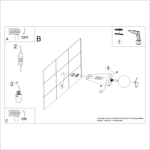 Sollux SL.1460 - Vägglampa YOLI 1xG9/8W/230V vit