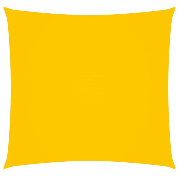 Solsegel oxfordtyg fyrkantigt 2x2 m gul