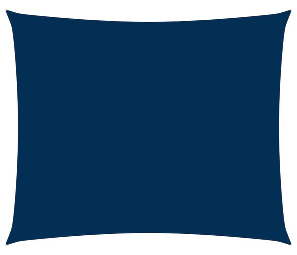 Solsegel oxfordtyg rektangulärt 2,5x3,5 m blå
