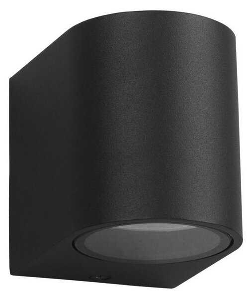 Vägglampa för utomhusbruk OVALIS 1xGU10/35W/230V IP44 svart