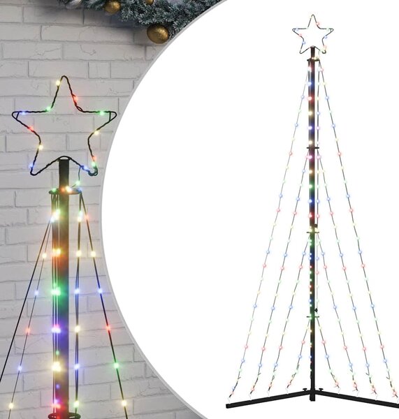 Julgransbelysning 339 LEDs färgglad 180 cm