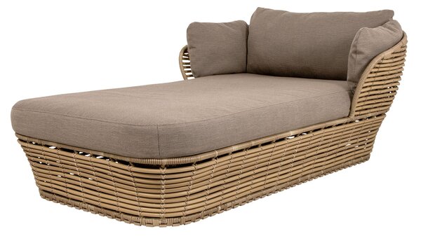 Basket Daybed Inkl Taupe Airtouch Dynset Natur Konstrotting Cane-Line