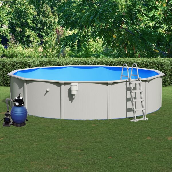 Pool med sandfilterpump 550x120 cm