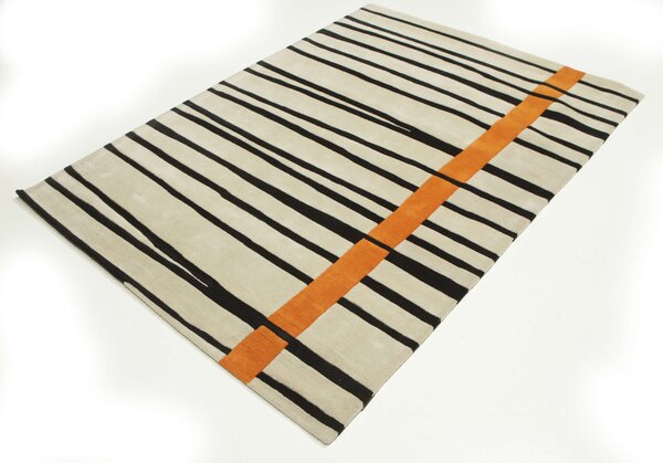 Gummi Twist Handtufted Matta - Orange 160x230