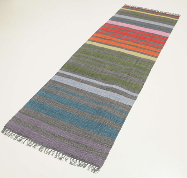 Rainbow Stripe Matta - Flerfärgad 80x250