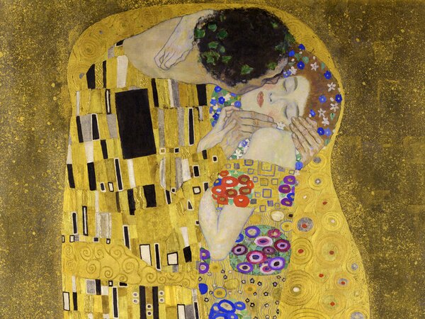 Bildreproduktion Poljub, Gustav Klimt