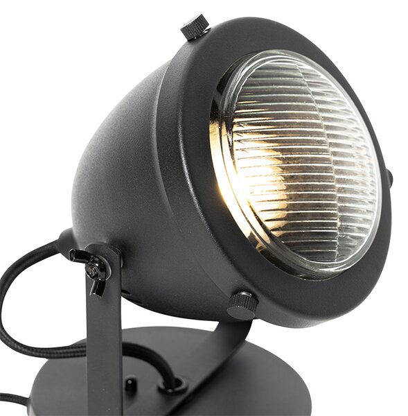 Industriell bordslampa svart 18 cm - Emado