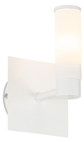Moderne badkamer wandlamp wit IP44 - Bath