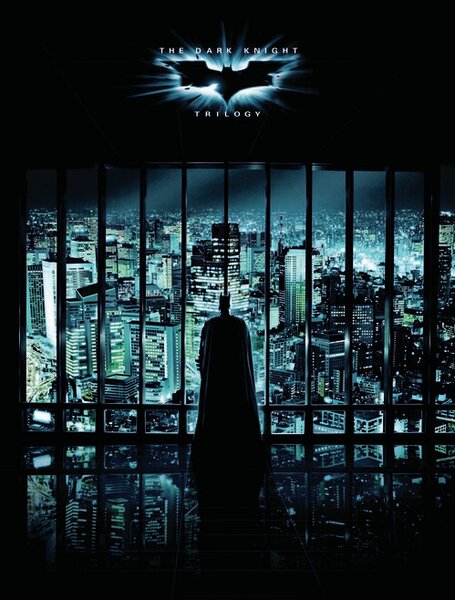 Konsttryck The Dark Knight Trilogy - Night City