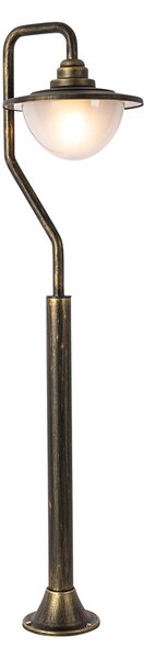 Klassisk utomhuslykta antikguld 100 cm IP44 - Brygge