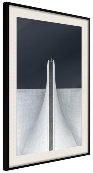 Inramad Poster / Tavla - Different Perspective - 20x30 Svart ram med passepartout
