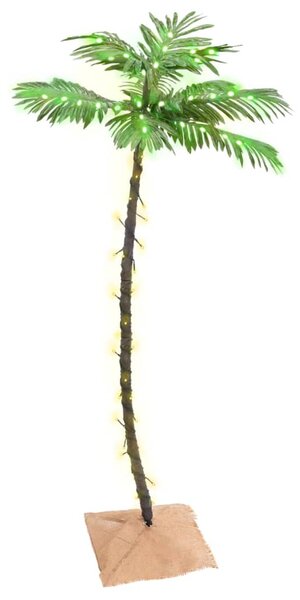 Palmträd med LED varmvit 88 LEDs 150 cm