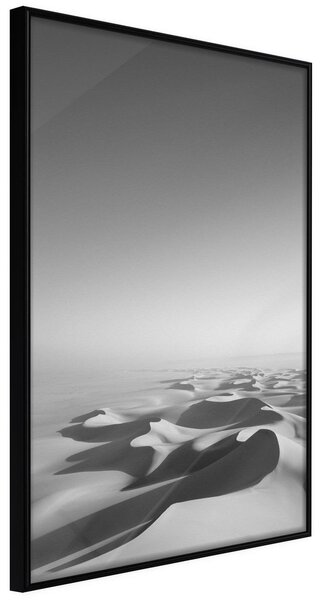 Inramad Poster / Tavla - Ocean of Sand I - 20x30 Svart ram