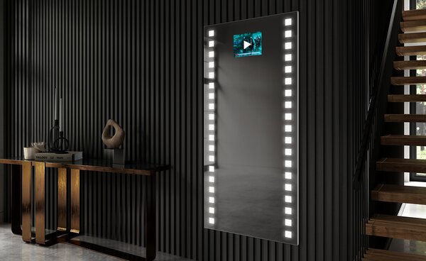 Vertikal Badrumsspegel med LED-belysning Spegel L01