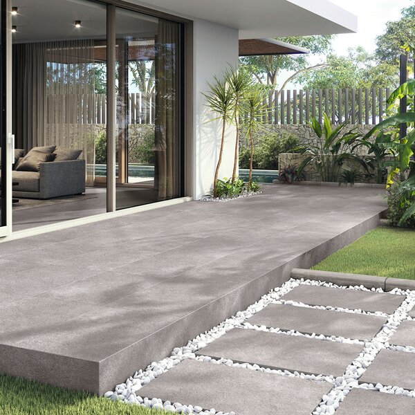 Baldocer Utomhus Klinker Asphalt Fume Matt 60x90 cm Tjocklek 20 mm