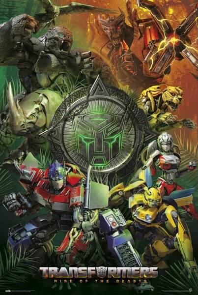 Poster, Affisch Transformers: Rise of the Beasts, (61 x 91.5 cm)