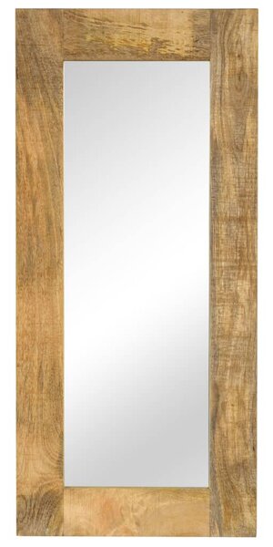 Spegel i massivt mangoträ 50x110 cm