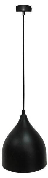 Ljuskrona med upphängningsrem YSTAD 1xE27/40W/230V svart