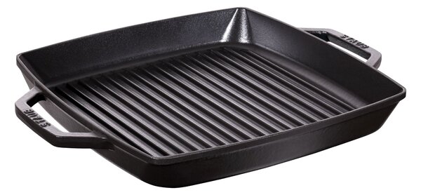 Staub Grill Pans Grillpanna 33 cm, Gjutjärn, Svart