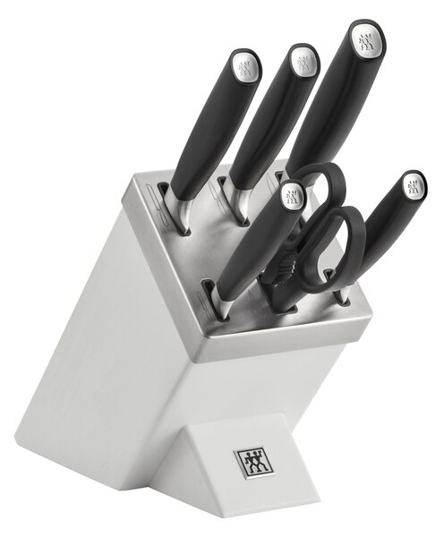 ZWILLING All * Star 7-st, Självslipande knivblock, Vit