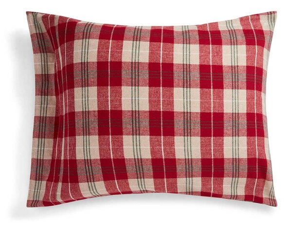 Lexington Checked Cotton Flannel Örngott 50x60 Röd