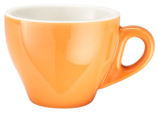 PULSIVA Kaffekopp Joy; 23cl, 9x7 cm (ØxH); Orange; Rund; 6 Styck / Förpackning