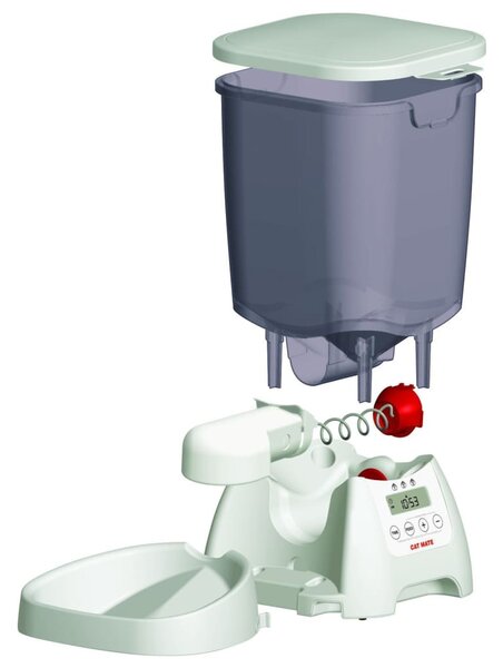 FLAMINGO Cat Mate foderautomat för torrfoder 21,5x21x34 cm 3 kg