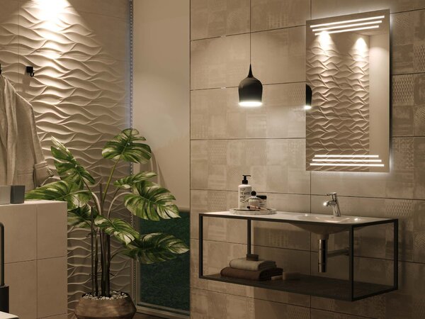 Spegel med LED-belysning M17