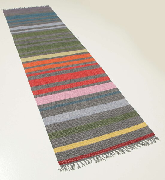 Rainbow Stripe Matta - Flerfärgad 80x300