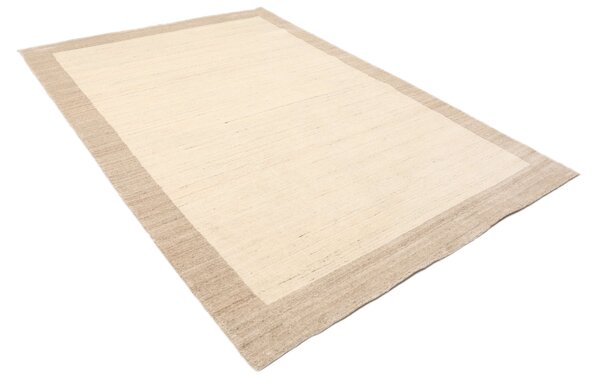 Handloom Frame Matta - Naturvit / Beige 200x300