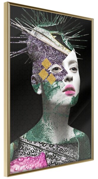 Inramad Poster / Tavla - Modern Beauty - 20x30 Guldram