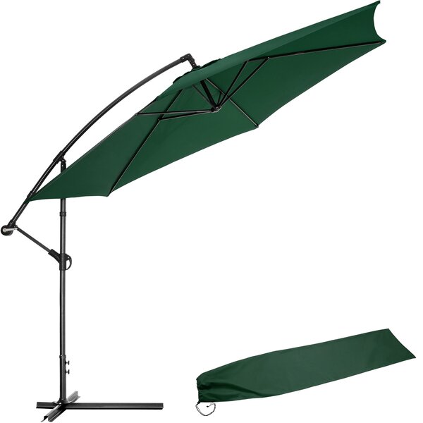 Tectake 400623 parasoll 350 cm - grön