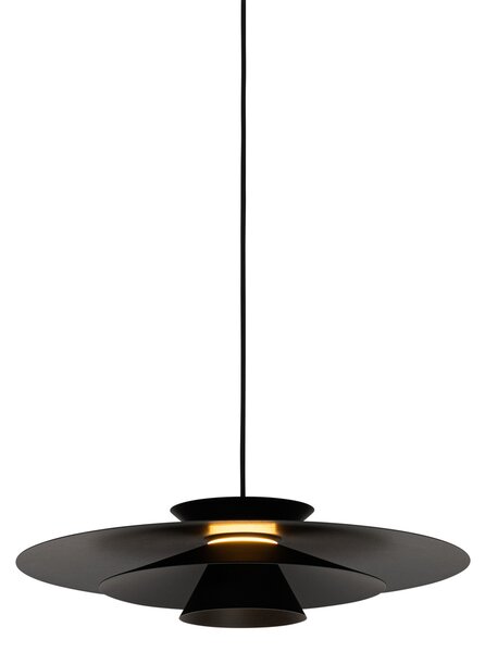 Design hänglampa svart inkl LED 3-stegs dimbar - Pauline