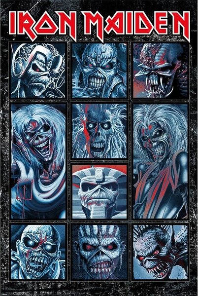 Poster, Affisch Iron Maiden - Ten Eddies