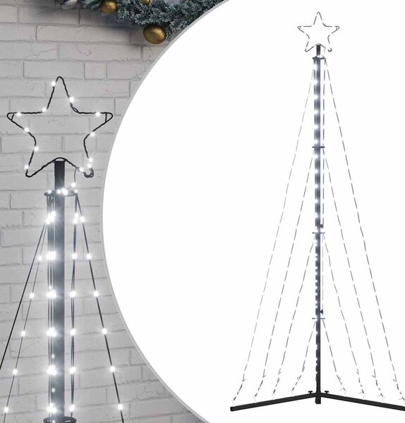 Julgransbelysning 339 LEDs kallvit 182 cm