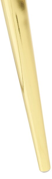 Nattduksbord Beige Sammet 1 Låda Minimalistisk Design Retro Vintage Sovrumsmöbler Beliani