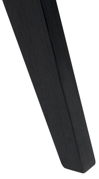Köksstol Ljust Trä Mahogny Rotting Svart Naturlig Wiensk Flätning Accent Minimalistisk Vardagsrum Matsal Beliani