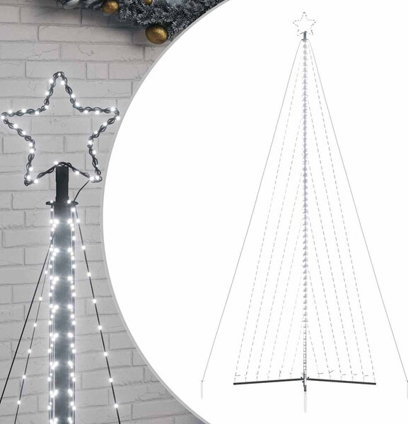 Julgransbelysning 789 LEDs kallvit 480 cm