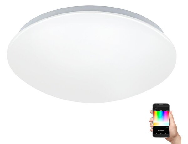 Eglo 32589 - LED RGB Dimbar Takbelysning GIRON-C LED/17W/230V