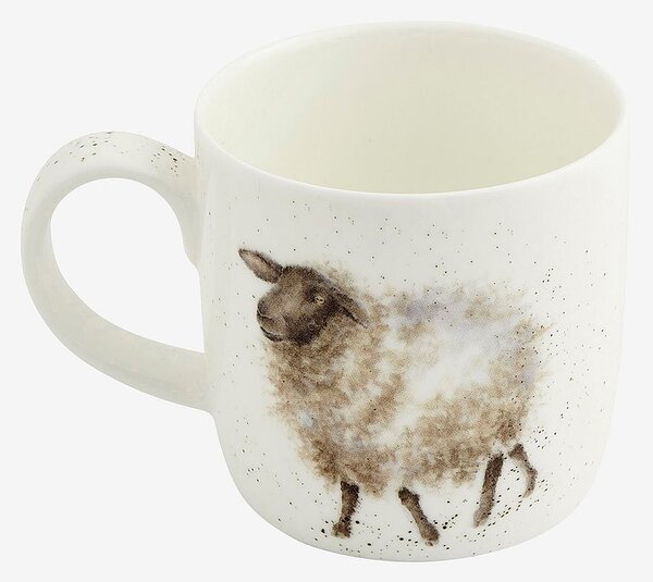 Royal Worcester - Mugg Wrendale Designthe Woolly Jumper 31 cl - Flerfärgad - Koppar & muggar - Från Homeroom