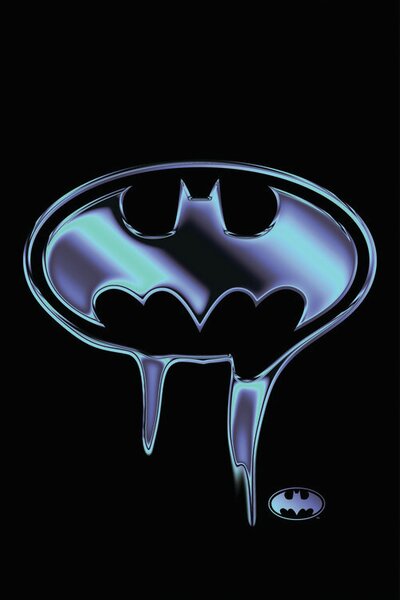Konsttryck Batman - Liquid Symbol, (26.7 x 40 cm)