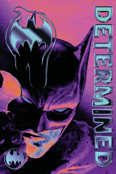 Konsttryck Batman - Determined, (26.7 x 40 cm)