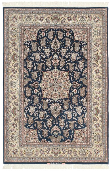 Isfahan silkesvarp Matta 132x198