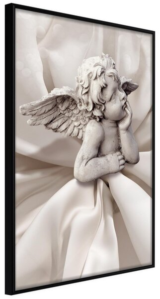 Inramad Poster / Tavla - Little Angel - 20x30 Svart ram