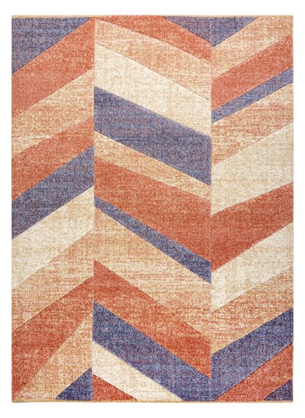 Matta FEEL 5673/17931 Herringbone beige/terracotta/violet