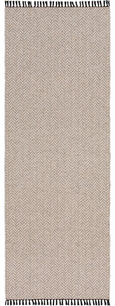 COLETTE Flatvävd Matta 70x150 cm Rektangulär Beige -