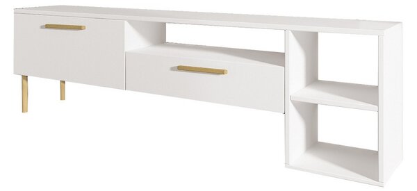 LUCYANA Tv-bänk 150 cm Vit/Guld -